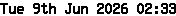 date and time